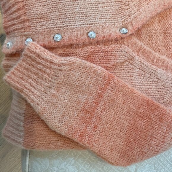 Apricot colored Maje sweater size 1 - Picture 3 of 5